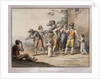 Neopolitans gesturing to a Deaf Mute Person; Gesti Mutoloparlanti Napolitani, 1815 by Saviero Xavier della Gatta