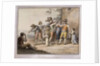 Neopolitans gesturing to a Deaf Mute Person; Gesti Mutoloparlanti Napolitani, 1815 by Saviero Xavier della Gatta