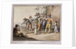 Neopolitans gesturing to a Deaf Mute Person; Gesti Mutoloparlanti Napolitani, 1815 by Saviero Xavier della Gatta