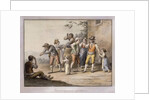 Neopolitans gesturing to a Deaf Mute Person; Gesti Mutoloparlanti Napolitani, 1815 by Saviero Xavier della Gatta