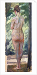 Standing Nude by Heinrich Wilhelm Truebner