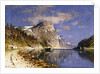A Steamer in the Sognefjord by Adelsteen Normann