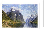 Hardanger Fjord, Norway by Adelsteen Normann