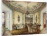 Interior view of the Salon of a Castle in Obertwaltersdorf by Rudolph von Alt