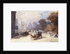 A Carriage in a London Street by Eugene-Louis Lami