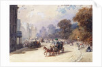 A Carriage in a London Street by Eugene-Louis Lami