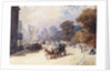 A Carriage in a London Street by Eugene-Louis Lami