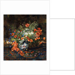 Poppies, Daisies, Buttercups and other Flowers in a Japanese Imari Vase by Theodore Hannon