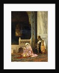 A Turkish Lady Praying in the Green Mosque, Bursa, 1878 by Stanislaus von Chlebowski