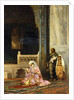 A Turkish Lady Praying in the Green Mosque, Bursa, 1878 by Stanislaus von Chlebowski