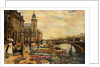 A Flower Market on the Seine by Ulpiano Checa y Sanz