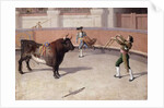 Bullfighting Scene, 19th C. by Spanish School