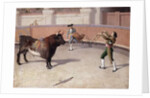 Bullfighting Scene, 19th C. by Spanish School