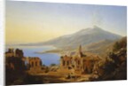 Teatro Greco, Taormina, with Etna beyond, 1852 by Karl Robert Kummer