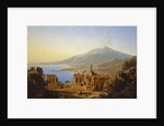 Teatro Greco, Taormina, with Etna beyond, 1852 by Karl Robert Kummer