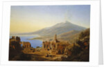 Teatro Greco, Taormina, with Etna beyond, 1852 by Karl Robert Kummer