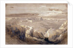 Jerusalem from the Road leading to Bethany by David Roberts
