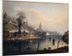 A View of Newcastle from the River Tyne, c.1810 by English School