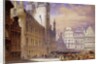 The Hotel de Ville, Brussels, 1856 by William Callow