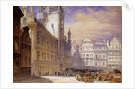 The Hotel de Ville, Brussels, 1856 by William Callow