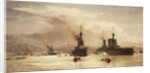 The First Battle Squadron leaving the Forth for the Battle of Jutland, 1917 by William Lionel Wyllie