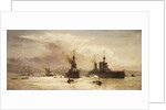 The First Battle Squadron leaving the Forth for the Battle of Jutland, 1917 by William Lionel Wyllie