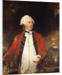 Portrait of General James Pattison three-quarter-length, in Military Uniform, Holding a Document, a Battle in Progress Beyond by Thomas Lawrence