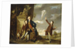 Group Portrait of George Fitzgerald with his Sons George, seen flying a Kite, and Charles by Johann Zoffany