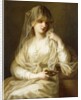 Tuccia, the Vestial Virgin, three quarter length, holding a lamp by Angelica Kauffman