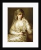Tuccia, the Vestial Virgin, three quarter length, holding a lamp by Angelica Kauffman