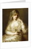 Tuccia, the Vestial Virgin, three quarter length, holding a lamp by Angelica Kauffman