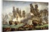 The Battle of Trafalgar by English School