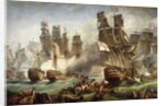 The Battle of Trafalgar by English School