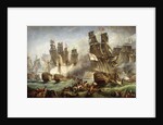 The Battle of Trafalgar by English School
