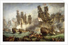 The Battle of Trafalgar by English School
