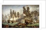 The Battle of Trafalgar by English School