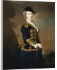 Portrait of Nancy Fortescue, Wearing a Dark Blue Riding Habit with Gold Frogging and Cap, by Thomas Hudson