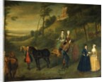 Ladies and Maids of Honour in Greenwich Park by Charles Phillips