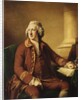 Portrait of Charles Howard, seated in a Brown Suit Trimmed with Gold Braid, 1768 by Francis Cotes