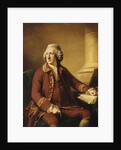 Portrait of Charles Howard, seated in a Brown Suit Trimmed with Gold Braid, 1768 by Francis Cotes