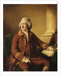 Portrait of Charles Howard, seated in a Brown Suit Trimmed with Gold Braid, 1768 by Francis Cotes