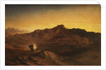 The Flight into Egypt - When He Arose, He Took the Young Child and His Mother by Night, and Departed into Egypt.-Matthew II, 14, 1842 by John Martin