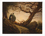 Two Men Contemplating the Moon, 1825-1830 by Caspar David Friedrich