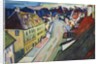 Murnau-upper Market Street; Marnau-Obermarkt, 1908 by Wassily Kandinsky
