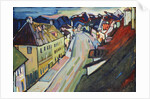 Murnau-upper Market Street; Marnau-Obermarkt, 1908 by Wassily Kandinsky