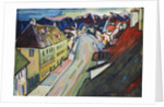 Murnau-upper Market Street; Marnau-Obermarkt, 1908 by Wassily Kandinsky