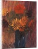 Large Still life: Red and Yellow Dahlia; Grosses Stilleben: Rote und Gelbe Dahlien, 1937 by Alexej von Jawlensky