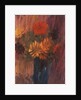 Large Still life: Red and Yellow Dahlia; Grosses Stilleben: Rote und Gelbe Dahlien, 1937 by Alexej von Jawlensky