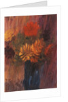 Large Still life: Red and Yellow Dahlia; Grosses Stilleben: Rote und Gelbe Dahlien, 1937 by Alexej von Jawlensky