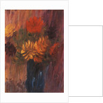 Large Still life: Red and Yellow Dahlia; Grosses Stilleben: Rote und Gelbe Dahlien, 1937 by Alexej von Jawlensky